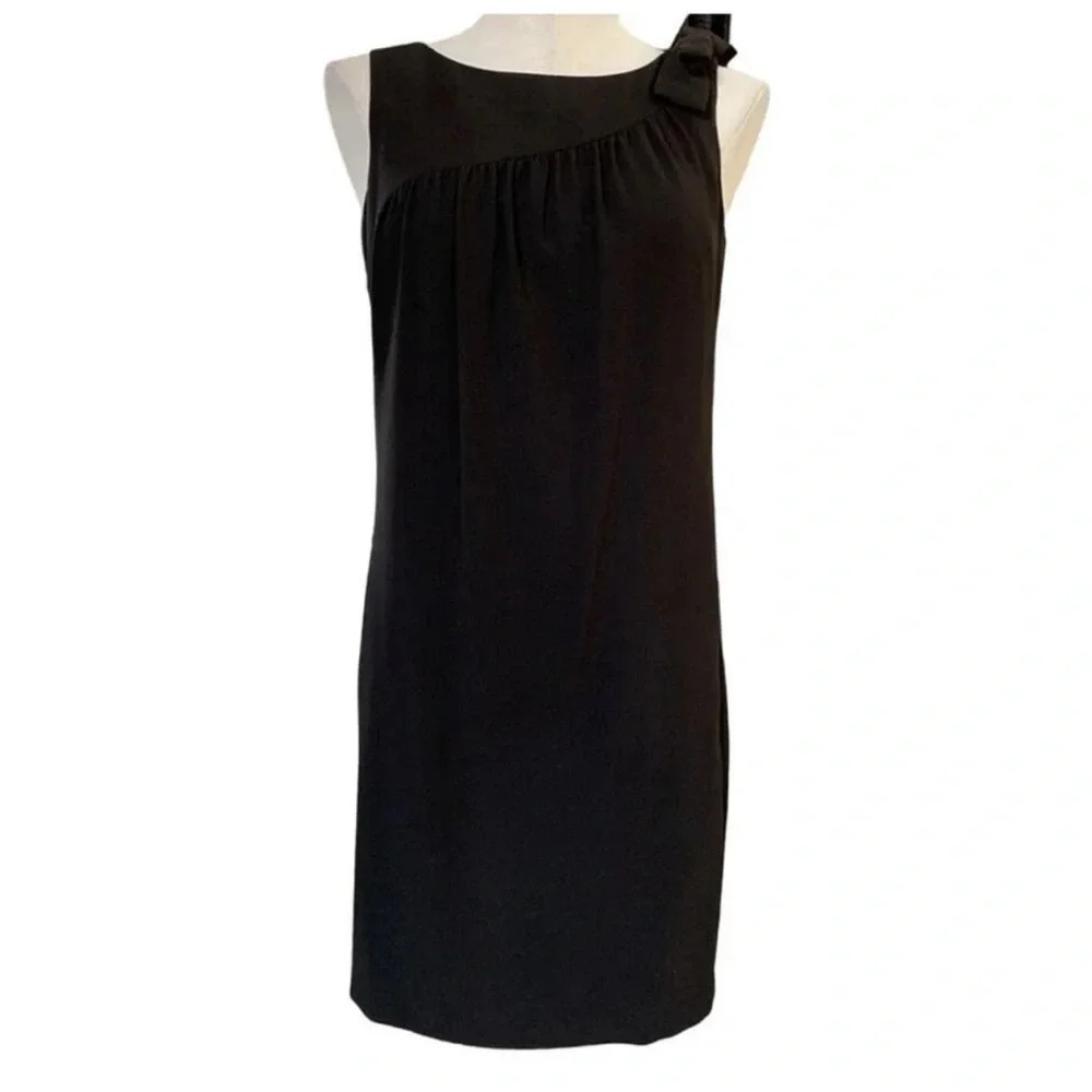 TRINA TURK Black Shift Sleeveless Dress - Size 8